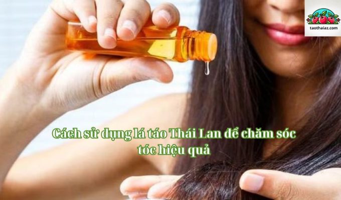 Cách sử dụng lá táo Thái Lan để chăm sóc tóc hiệu quả